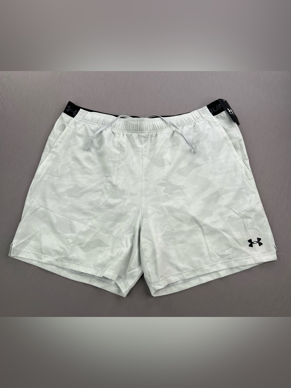 UNDER ARMOUR MENS UA VANISH WOVEN 2.0 CAMO LIGHTWEIGHT ATHLETIC SHORTS